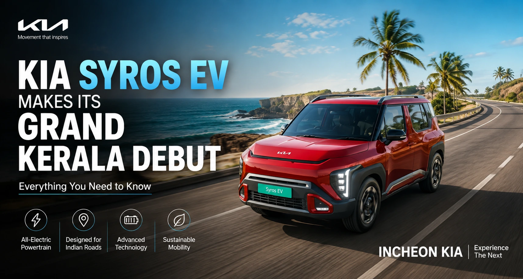 Kerala Welcomes the Kia Syros EV